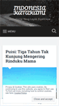 Mobile Screenshot of indonesiakatakami.wordpress.com