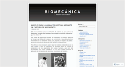 Desktop Screenshot of biomecanicablog.wordpress.com