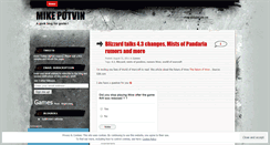 Desktop Screenshot of mikepotvin.wordpress.com