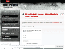 Tablet Screenshot of mikepotvin.wordpress.com