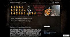 Desktop Screenshot of bardsbeerslongbeards.wordpress.com