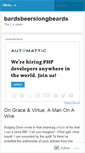 Mobile Screenshot of bardsbeerslongbeards.wordpress.com