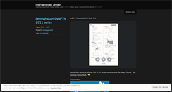Desktop Screenshot of muhammadamien.wordpress.com