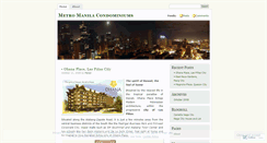 Desktop Screenshot of metromanilacondominium.wordpress.com