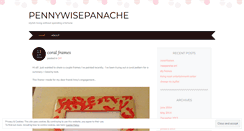 Desktop Screenshot of pennywisepanache.wordpress.com