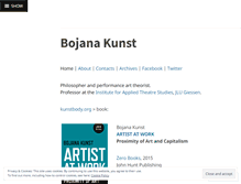 Tablet Screenshot of kunstbody.wordpress.com