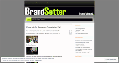 Desktop Screenshot of brandsetter.wordpress.com
