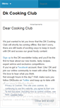 Mobile Screenshot of dkcookingclub.wordpress.com
