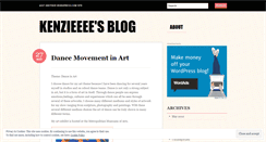 Desktop Screenshot of kenzieeee.wordpress.com