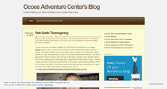 Desktop Screenshot of ocoeeadventurecenter.wordpress.com