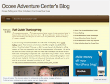 Tablet Screenshot of ocoeeadventurecenter.wordpress.com