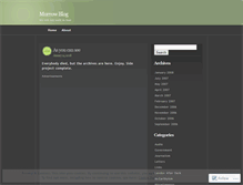 Tablet Screenshot of murrow.wordpress.com