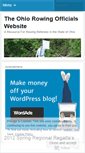 Mobile Screenshot of ohiorow.wordpress.com