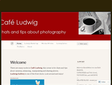 Tablet Screenshot of cafeludwig.wordpress.com