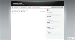 Desktop Screenshot of ahmedbl.wordpress.com