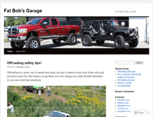 Tablet Screenshot of fatbobsgarage.wordpress.com