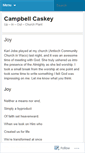 Mobile Screenshot of ccaskey.wordpress.com