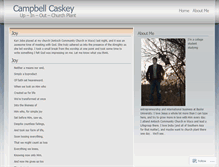 Tablet Screenshot of ccaskey.wordpress.com