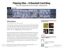 Tablet Screenshot of flippingwax.wordpress.com