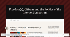 Desktop Screenshot of fcpisymposium.wordpress.com