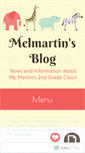 Mobile Screenshot of melmartin.wordpress.com