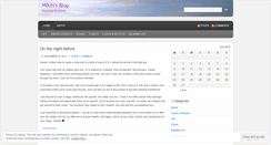 Desktop Screenshot of m0chi.wordpress.com
