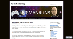 Desktop Screenshot of bigmanruns.wordpress.com