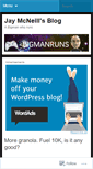 Mobile Screenshot of bigmanruns.wordpress.com