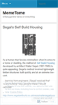 Mobile Screenshot of memetome.wordpress.com