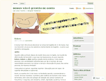 Tablet Screenshot of caiomartins.wordpress.com