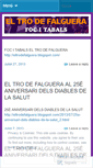 Mobile Screenshot of eltrodefalguera.wordpress.com