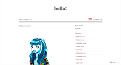 Desktop Screenshot of bellagoh.wordpress.com