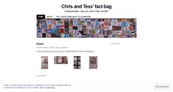 Desktop Screenshot of factsbag.wordpress.com