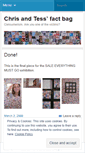 Mobile Screenshot of factsbag.wordpress.com