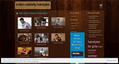 Desktop Screenshot of indiancelebrityhairstyles.wordpress.com