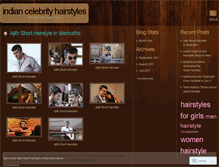 Tablet Screenshot of indiancelebrityhairstyles.wordpress.com