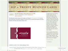 Tablet Screenshot of hipandtrendybusinesscards.wordpress.com