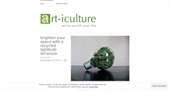 Desktop Screenshot of itsarticulture.wordpress.com