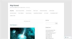 Desktop Screenshot of bilgihizmeti.wordpress.com