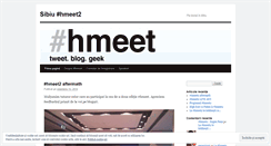 Desktop Screenshot of hmeet.wordpress.com