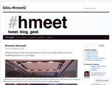 Tablet Screenshot of hmeet.wordpress.com