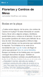 Mobile Screenshot of floreriasycentrosdemesa.wordpress.com