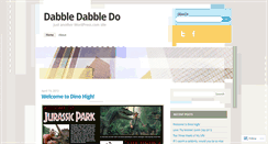 Desktop Screenshot of dabbledabbledo.wordpress.com