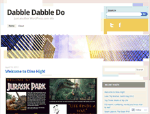 Tablet Screenshot of dabbledabbledo.wordpress.com