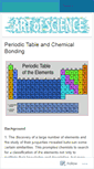 Mobile Screenshot of chemistryartofscience.wordpress.com