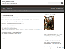 Tablet Screenshot of conpretensiones.wordpress.com