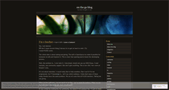 Desktop Screenshot of onthegoblog.wordpress.com