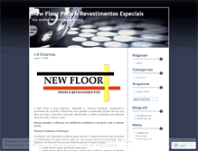 Tablet Screenshot of newfloor.wordpress.com