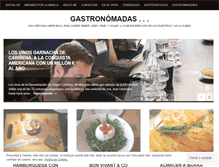 Tablet Screenshot of gastronomadas.wordpress.com