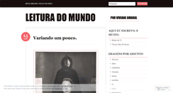 Desktop Screenshot of leituradomundo.wordpress.com